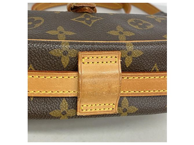 Borsa a tracolla Louis Vuitton Monogram Jeune Fine Marrone - vista 7