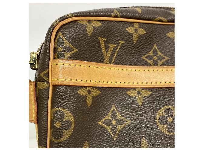 Borsa a tracolla Louis Vuitton Monogram Jeune Fine Marrone - vista 8