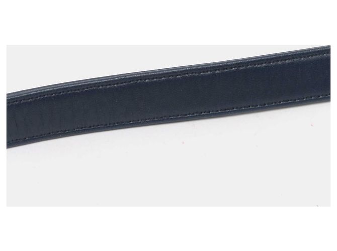 Chanel Boy Medium Blu Navy Pelle d'Agnello Blu scuro - vista 9