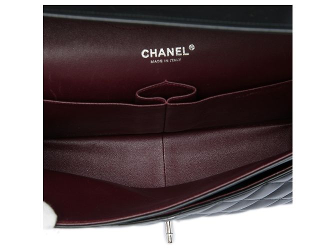 Chanel Black Jumbo Classic Lambskin Double Flap Nero - vista 4