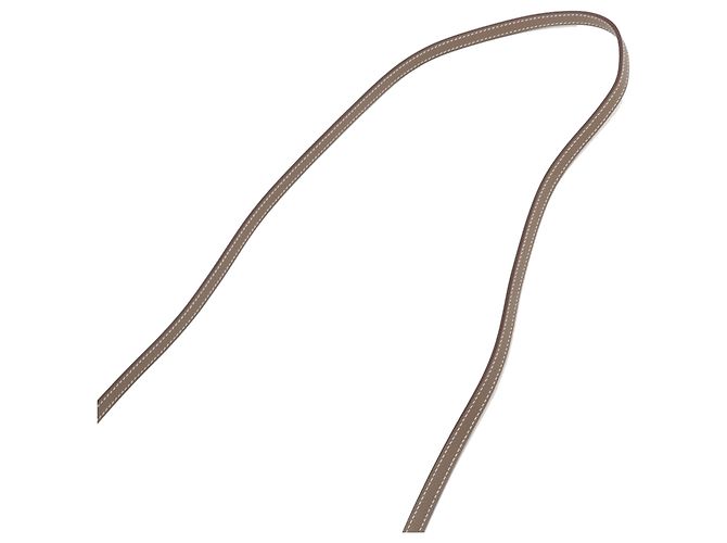 Portafoglio Hermès Brown Epsom Chaine d Ancre To Go Marrone Taupe - vista 10