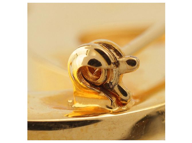 Spilla Chanel Gold CC placcata oro con chiusura a rotazione D'oro - vista 8