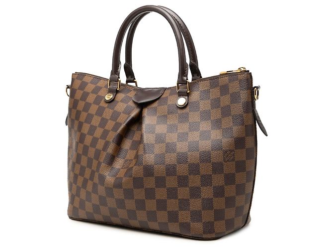Louis Vuitton Brown Damier Ebene Siena MM Marrone - vista 2