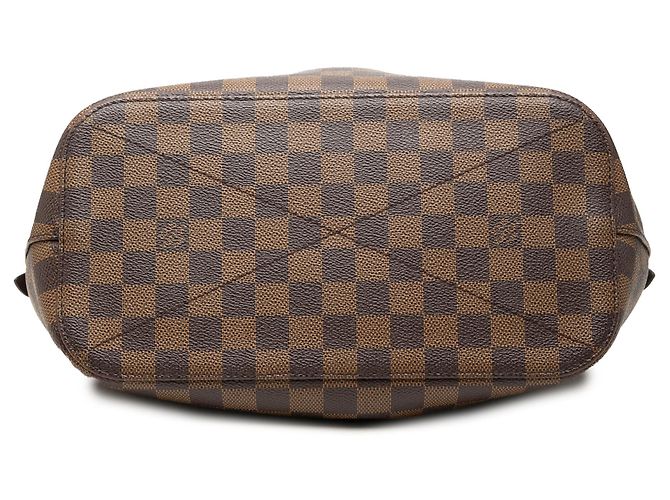 Louis Vuitton Brown Damier Ebene Siena MM Marrone - vista 3