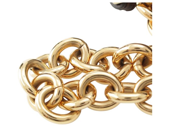 Fendi Brown Mini Zucchino Spalmati Chain Mamma Forever Marrone Marrone scuro - vista 12