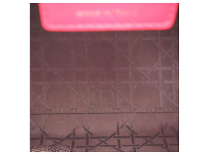 Dior Red Medium Lambskin Cannage Lady Dior Rosso - vista 6