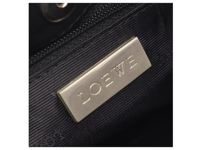 Borsa a tracolla Anagram LOEWE in pelle nera Nero - vista 4