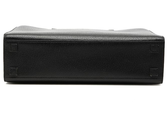 Tote Gucci Cinghiale Bamboo in pelle nera Nero - vista 3