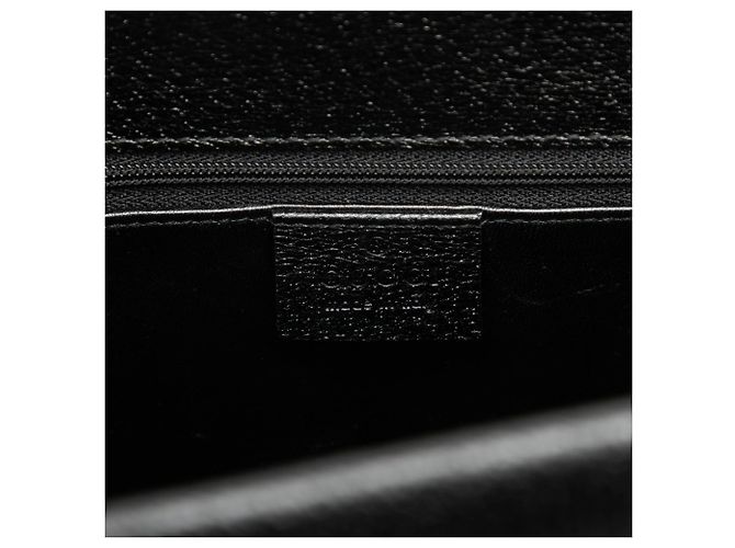 Tote Gucci Cinghiale Bamboo in pelle nera Nero - vista 5