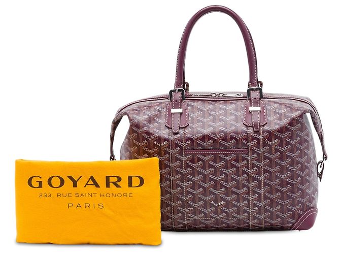 Goyard Red Goyardine Boeing 30 Rosso Bordò - vista 7