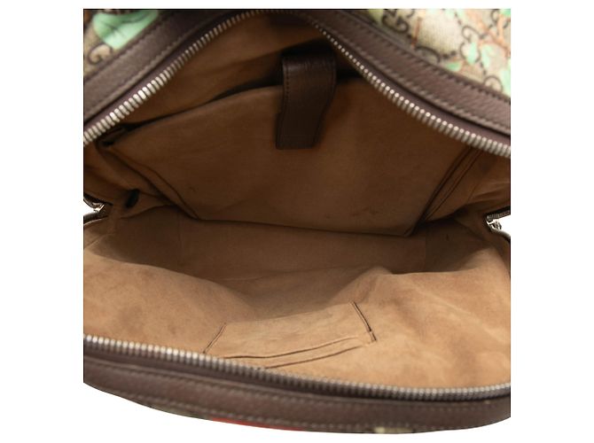 Mochila Gucci Beige GG Supreme Tian Bege - vista 4