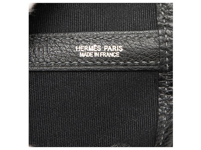 Hermès Garden Party 36 in Toile e Negonda Nero - vista 5