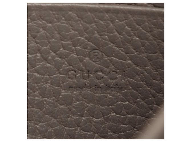 Portafoglio Dionysus con catena Gucci in pelle di vitello marrone Taupe - vista 5