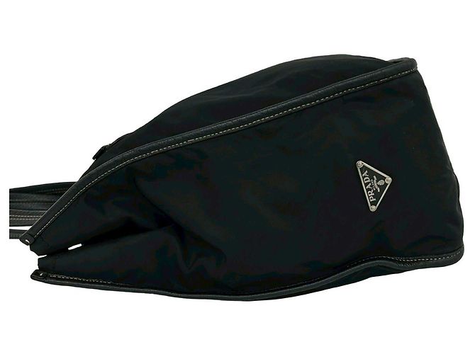 Tote Prada in Tessuto Nero - vista 6