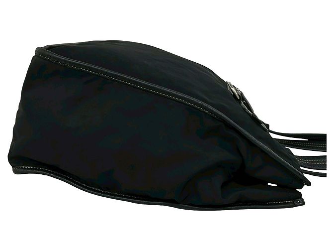 Tote Prada in Tessuto Nero - vista 7