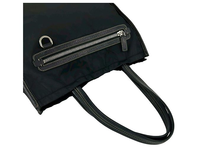 Tote Prada in Tessuto Nero - vista 9