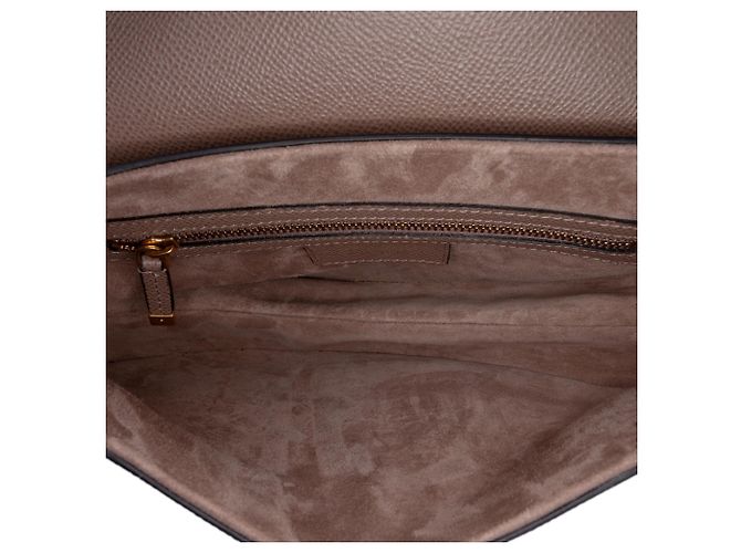 Bolsa Saddle Dior em couro de bezerro grão marrom Taupe - vista 4