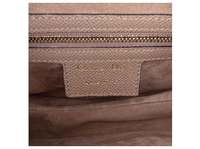Bolsa Saddle Dior em couro de bezerro grão marrom Taupe - vista 5