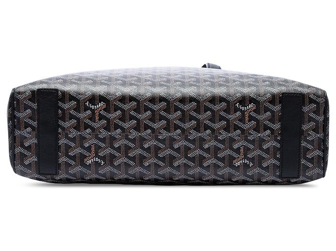 Goyard Black Goyardine Voltaire III Nero - vista 3
