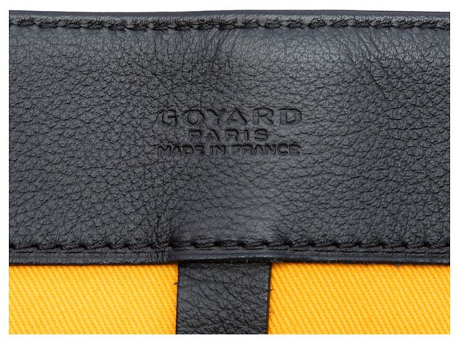 Goyard Black Goyardine Voltaire III Nero - vista 5