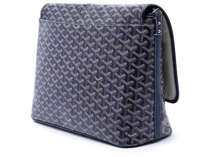 Borsa a Tracolla Goyard Blue Goyardine Capetien MM Blu navy - vista 2