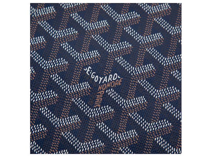 Borsa a Tracolla Goyard Blue Goyardine Capetien MM Blu navy - vista 5