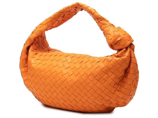 Bottega Veneta Orange Small Nappa Intrecciato Jodie Arancione - vista 2