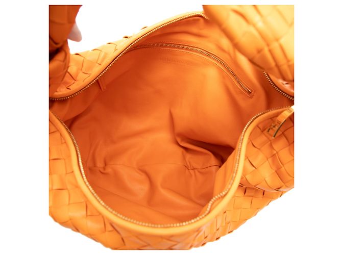 Bottega Veneta Orange Small Nappa Intrecciato Jodie Arancione - vista 4