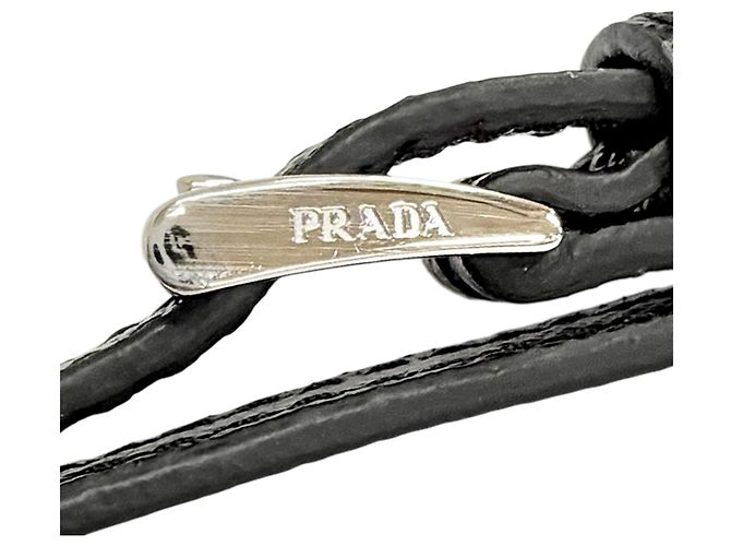 Pochette Prada Mini Re-Nylon Nera Nero - vista 11