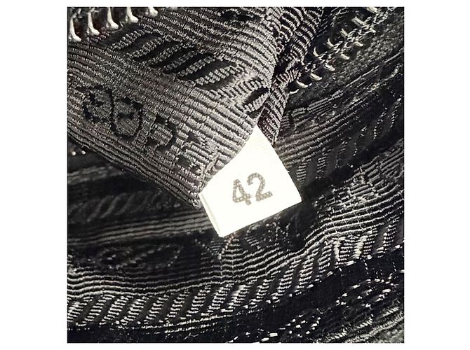 Pochette Prada Mini Re-Nylon Nera Nero - vista 8