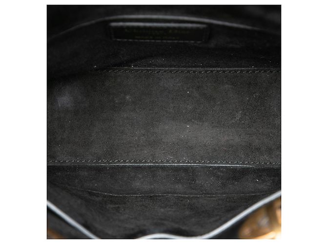 Dior Black Small Crinkled Patent Cannage My ABCDior Lady Dior Nero - vista 4