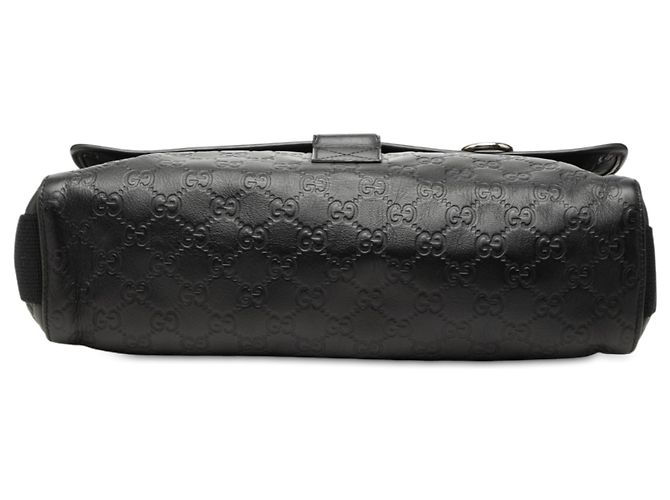 Bolso bandolera Gucci Black Guccissima Web Negro - vista 3