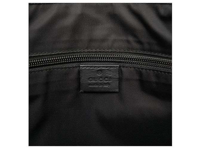 Bolso bandolera Gucci Black Guccissima Web Negro - vista 5
