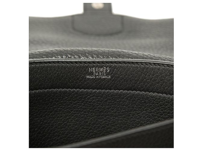 Hermès Black Clemence Sac a Depeches 27 Nero - vista 5