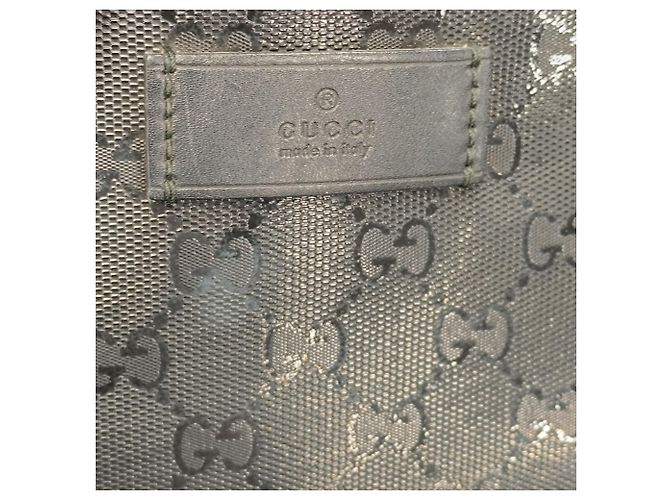Tote Gucci Medium GG Stampata Nera Nero - vista 6