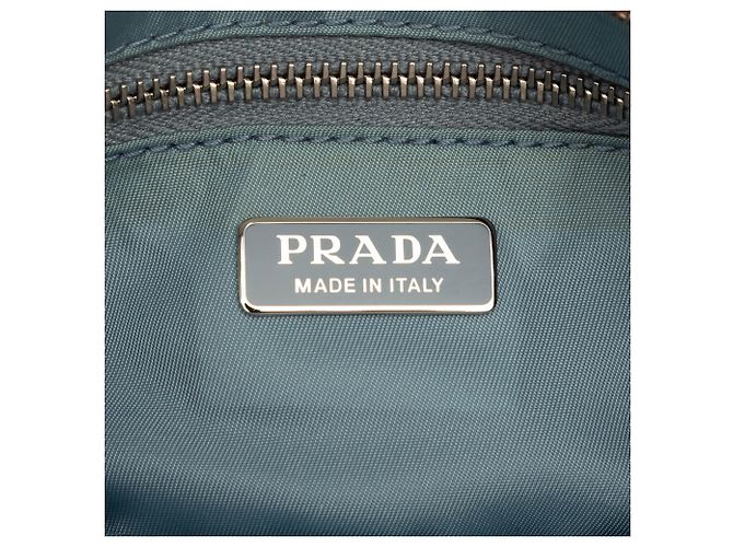 Borsa a tracolla Prada Pink Tessuto Studded Etiquette Rosa - vista 5