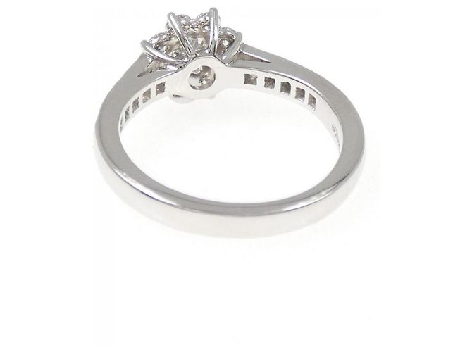 Anello Tiffany & Co Flora in platino e diamante - vista 3