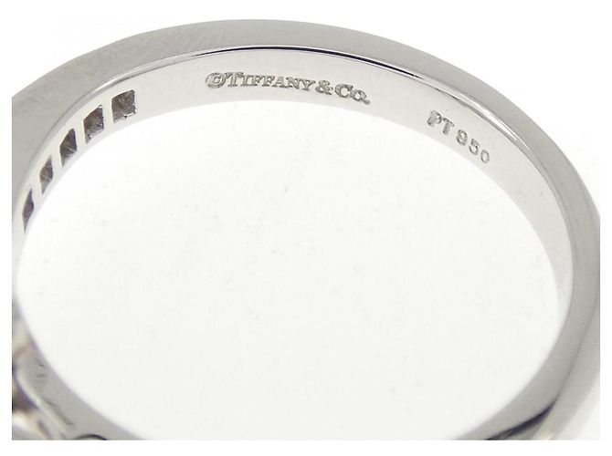 Anello Tiffany & Co Flora in platino e diamante - vista 4
