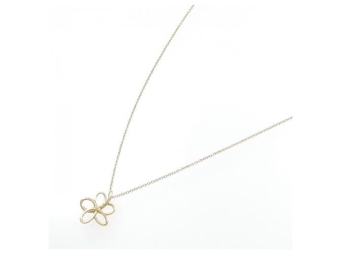 Tiffany & Co Collana Tiffany Flower 750YG D'oro - vista 2
