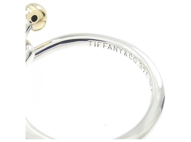 Anello Fascia Tiffany & Co Argento e Oro Giallo 18K D'oro - vista 4