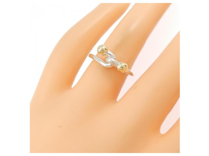 Anello Fascia Tiffany & Co Argento e Oro Giallo 18K D'oro - vista 5