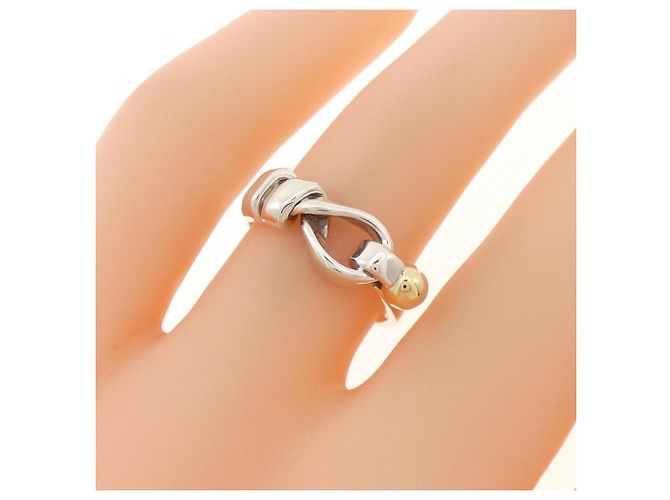 Anello Tiffany & Co. Flat Wire Love Knot Argento D'oro - vista 5