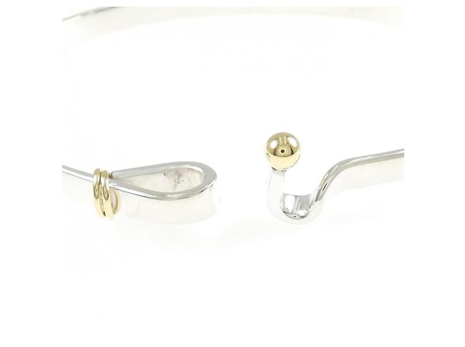 Tiffany & Co Bracciale Tiffany Hook & Eye Argento D'oro - vista 3