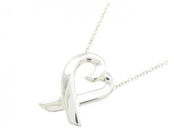 Tiffany & Co Collana Tiffany Loving Heart Small Argento - vista 3