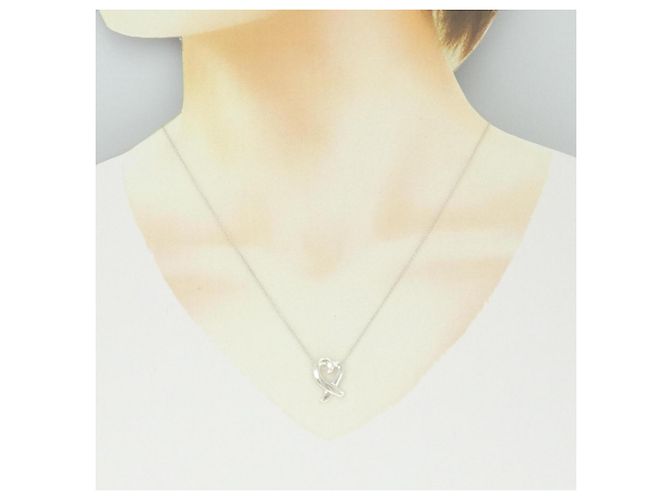 Tiffany & Co Collana Tiffany Loving Heart Small Argento - vista 6
