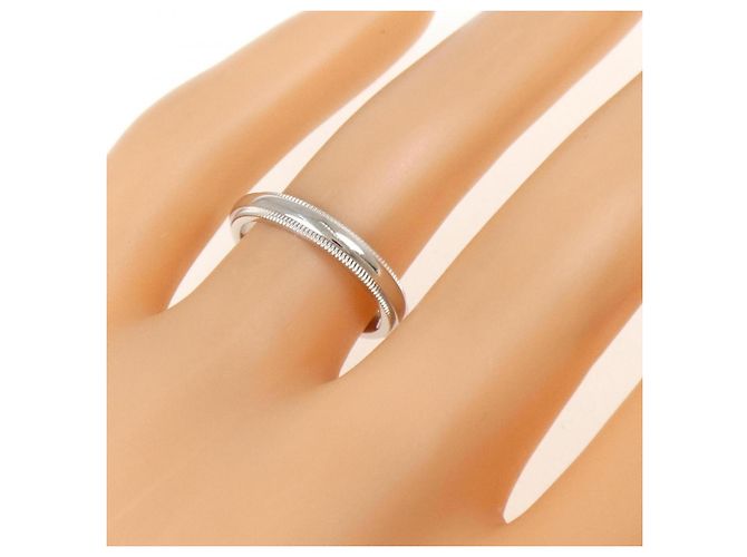Tiffany & Co. Milgrain Band Ring Silber - Ansicht 4