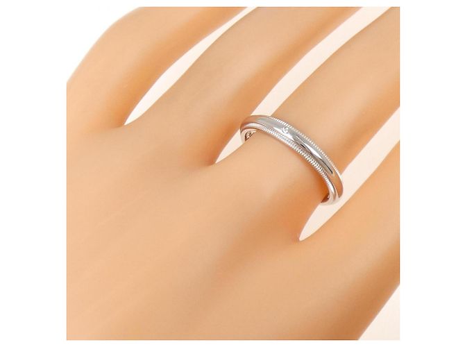 Tiffany & Co. Milgrain Band Ring Silber - Ansicht 5