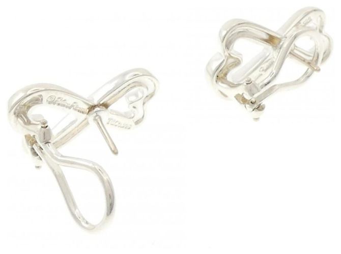 Tiffany & Co Orecchini Tiffany Loving Heart Argento - vista 3