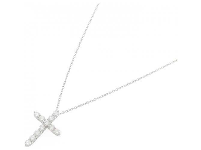 Tiffany & Co Tiffany Medium Cross Halskette Silber - Ansicht 2