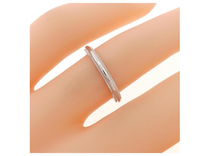 Tiffany & Co. Milgrain Band Ring Silber - Ansicht 4